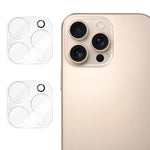 Set di 2 pellicole in vetro per obiettivo fotocamera LeReach serie TF 3D Full Coverage HD resistenti all'usura., For iPhone 16 Pro / 16 Pro Max, For iPhone 16 / 16 Plus