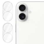 Set di 2 pellicole in vetro per obiettivo fotocamera LeReach serie TF 3D Full Coverage HD resistenti all'usura., For iPhone 16 Pro / 16 Pro Max, For iPhone 16 / 16 Plus