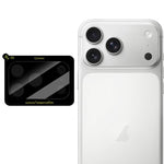 Pellicola in vetro resistente all'usura per obiettivo fotocamera LeReach serie TF 3D Full Coverage Version HD, For iPhone 17 Pro Max