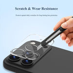 Pellicola in vetro resistente all'usura per obiettivo fotocamera LeReach serie TF 3D Full Coverage Version HD, For iPhone 17 Pro Max