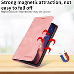 Custodia per telefono in pelle antifurto RFID con ventosa BETOPNICE, For Galaxy A27 5G