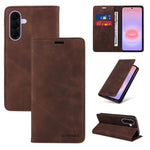 Custodia per telefono in pelle antifurto RFID con ventosa BETOPNICE, For Galaxy A27 5G