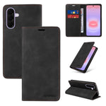 Custodia per telefono in pelle antifurto RFID con ventosa BETOPNICE, For Galaxy A27 5G