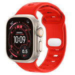 Cinturino sportivo in silicone tinta unita con fibbia a inversione., For Apple Watch 46mm / 49mm / 45mm / 44mm, For Apple Watch 42mm / 41mm / 40mm / 38mm