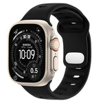 Cinturino sportivo in silicone tinta unita con fibbia a inversione., For Apple Watch 46mm / 49mm / 45mm / 44mm, For Apple Watch 42mm / 41mm / 40mm / 38mm