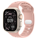 Cinturino sportivo in silicone tinta unita con fibbia a inversione., For Apple Watch 46mm / 49mm / 45mm / 44mm, For Apple Watch 42mm / 41mm / 40mm / 38mm