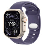Cinturino sportivo in silicone tinta unita con fibbia a inversione., For Apple Watch 46mm / 49mm / 45mm / 44mm, For Apple Watch 42mm / 41mm / 40mm / 38mm