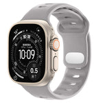 Cinturino sportivo in silicone tinta unita con fibbia a inversione., For Apple Watch 46mm / 49mm / 45mm / 44mm, For Apple Watch 42mm / 41mm / 40mm / 38mm