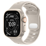Cinturino sportivo in silicone tinta unita con fibbia a inversione., For Apple Watch 46mm / 49mm / 45mm / 44mm, For Apple Watch 42mm / 41mm / 40mm / 38mm