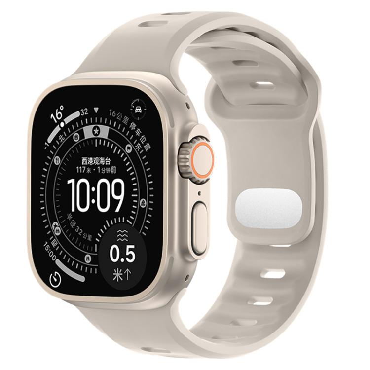 Cinturino sportivo in silicone tinta unita con fibbia a inversione., For Apple Watch 46mm / 49mm / 45mm / 44mm, For Apple Watch 42mm / 41mm / 40mm / 38mm