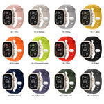Cinturino sportivo in silicone tinta unita con fibbia a inversione., For Apple Watch 46mm / 49mm / 45mm / 44mm, For Apple Watch 42mm / 41mm / 40mm / 38mm