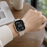 Cinturino sportivo in silicone tinta unita con fibbia a inversione., For Apple Watch 46mm / 49mm / 45mm / 44mm, For Apple Watch 42mm / 41mm / 40mm / 38mm