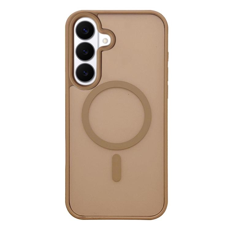 Custodia per telefono MagSafe con effetto pelle satinata, For Galaxy S26 FE 5G, For Galaxy S26+ 5G, For Galaxy S26 Ultra 5G, For Galaxy S26 5G