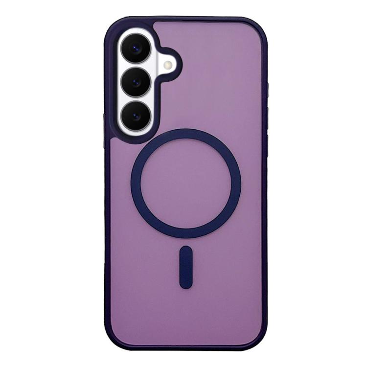 Custodia per telefono MagSafe con effetto pelle satinata, For Galaxy S26 FE 5G, For Galaxy S26+ 5G, For Galaxy S26 Ultra 5G, For Galaxy S26 5G