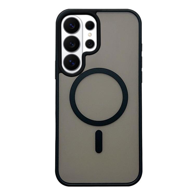 Custodia per telefono MagSafe con effetto pelle satinata, For Galaxy S26 FE 5G, For Galaxy S26+ 5G, For Galaxy S26 Ultra 5G, For Galaxy S26 5G