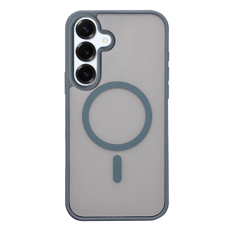 Custodia per telefono MagSafe con effetto pelle satinata, For Galaxy S25 FE 5G, For Galaxy S25 Edge 5G, For Galaxy S25 5G, For Galaxy S25+ 5G