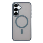 Custodia per telefono MagSafe con effetto pelle satinata, For Galaxy S25 FE 5G, For Galaxy S25 Edge 5G, For Galaxy S25 5G, For Galaxy S25+ 5G