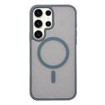 Custodia per telefono MagSafe con effetto pelle satinata, For Galaxy S24 5G, For Galaxy S23 FE 5G, For Galaxy S23 Ultra 5G, For Galaxy S23 5G