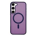 Custodia per telefono MagSafe con effetto pelle satinata, For Galaxy S24 5G, For Galaxy S23 FE 5G, For Galaxy S23 Ultra 5G, For Galaxy S23 5G