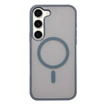 Custodia per telefono MagSafe con effetto pelle satinata, For Galaxy S24 5G, For Galaxy S23 FE 5G, For Galaxy S23 Ultra 5G, For Galaxy S23 5G