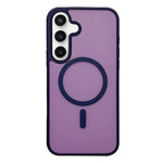 Custodia per telefono MagSafe con effetto pelle satinata, For Galaxy S24 5G, For Galaxy S23 FE 5G, For Galaxy S23 Ultra 5G, For Galaxy S23 5G