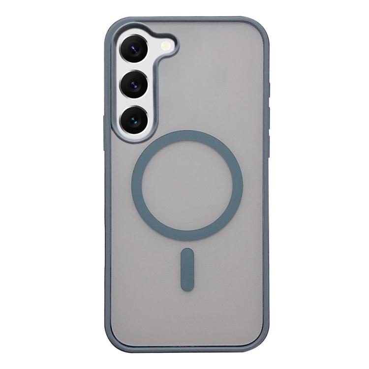 Custodia per telefono MagSafe con effetto pelle satinata, For Galaxy S22+ 5G, For Galaxy S22 5G