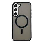 Custodia per telefono MagSafe con effetto pelle satinata, For Galaxy S22+ 5G, For Galaxy S22 5G