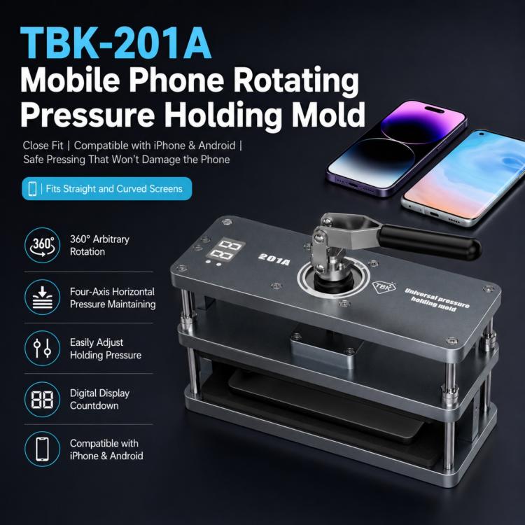 Stampo di mantenimento della pressione di rotazione del display digitale TBK 201A