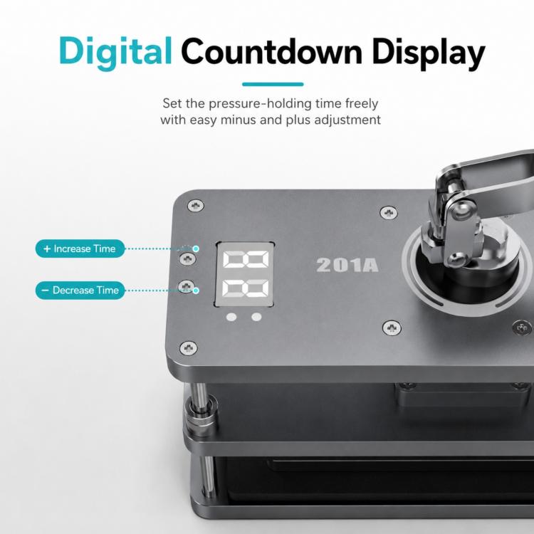 Stampo di mantenimento della pressione di rotazione del display digitale TBK 201A
