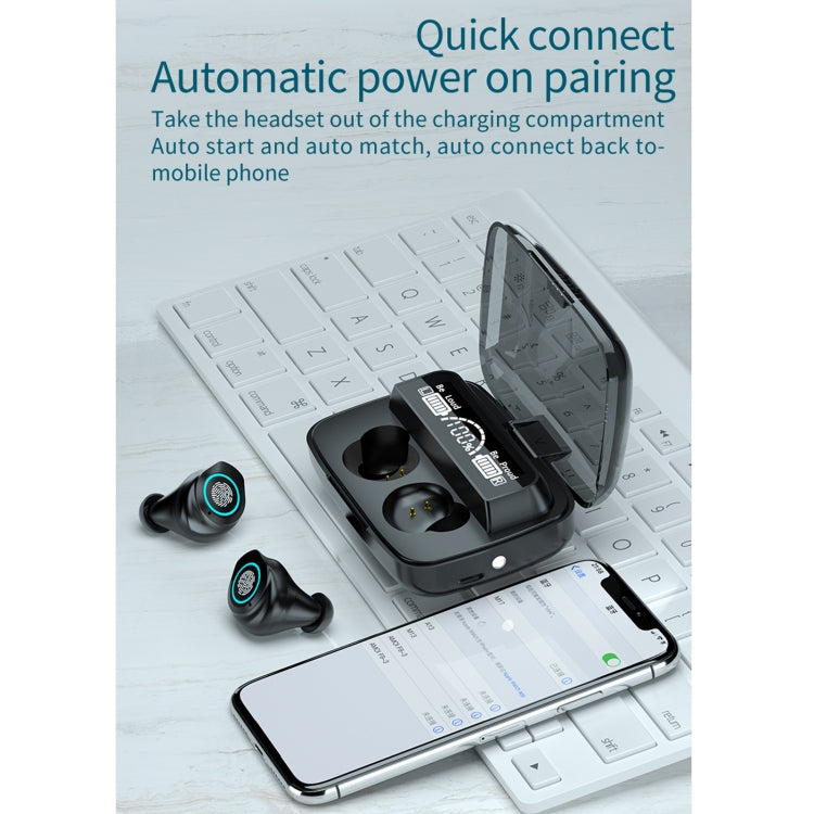 Auricolari Bluetooth M17 con Display LED impermeabili
