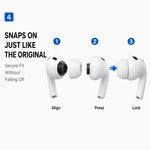 Kit di 5 paia di inserti auricolari in silicone di ricambio XDcase, taglie L/M/S/XS/XXS, For AirPods Pro 3