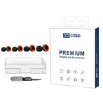 Kit di 4 paia di inserti auricolari di ricambio in spugna di silicone XDcase, taglie L/M/S/XS, For AirPods Pro 2 / 1