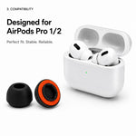 Kit di 4 paia di inserti auricolari di ricambio in spugna di silicone XDcase, taglie L/M/S/XS, For AirPods Pro 2 / 1