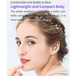Auricolari Bluetooth M18 con LED e scatola di ricarica