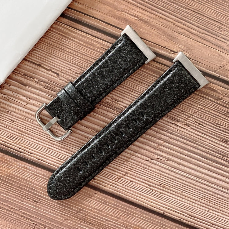 Cinturino in pelle con texture conchiglia per OPPO Watch