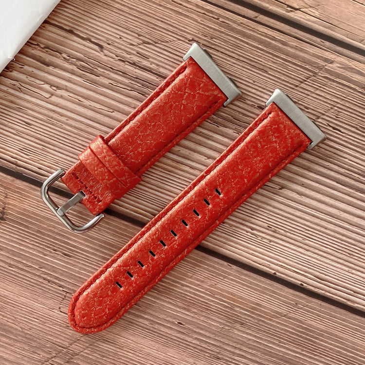 Cinturino in pelle con texture conchiglia per OPPO Watch