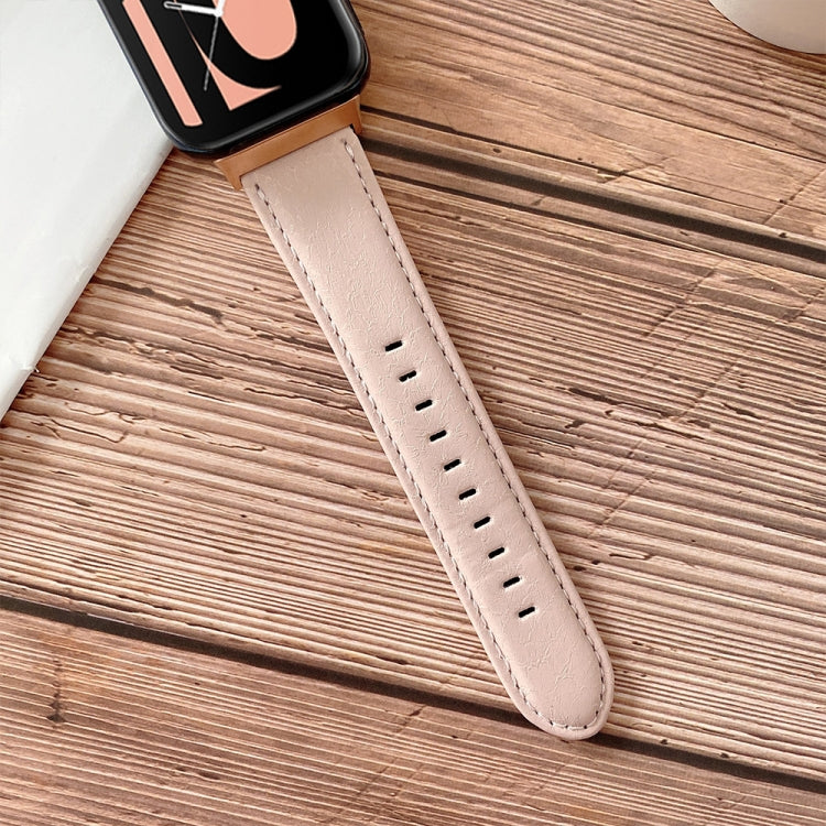 Cinturino in pelle con texture conchiglia per OPPO Watch