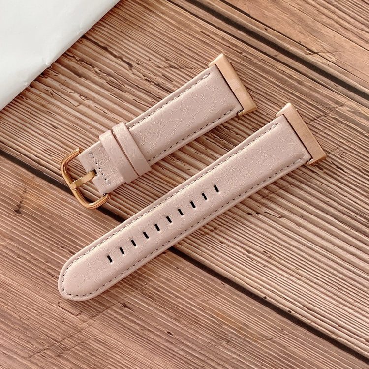 Cinturino in pelle con texture conchiglia per OPPO Watch