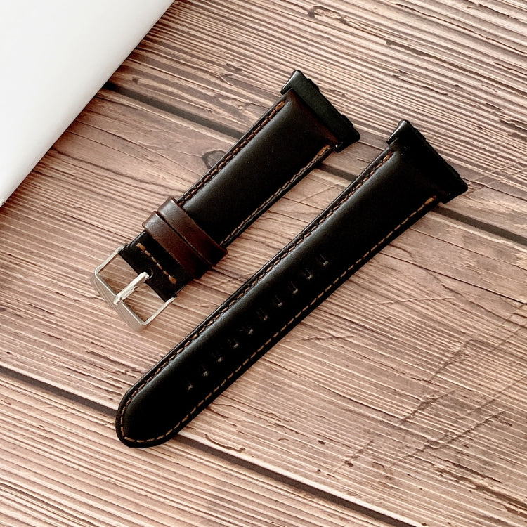 Cinturino in pelle Crazy Horse per OPPO Watch 46mm