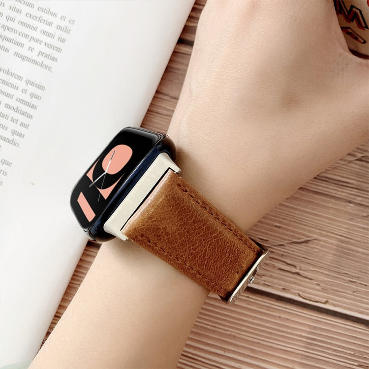 Cinturino in pelle Crazy Horse per OPPO Watch 46mm