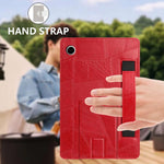 Cinturino da polso retrò in ecopelle con retro in pelle vegana e supporto per tablet., For Galaxy Tab A11+ / A9+, For Galaxy Tab A11 / A9, For Galaxy Tab S10 FE / S9 FE / S10 Lite, For Galaxy Tab S11