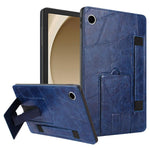 Cinturino da polso retrò in ecopelle con retro in pelle vegana e supporto per tablet., For Galaxy Tab A11+ / A9+, For Galaxy Tab A11 / A9, For Galaxy Tab S10 FE / S9 FE / S10 Lite, For Galaxy Tab S11