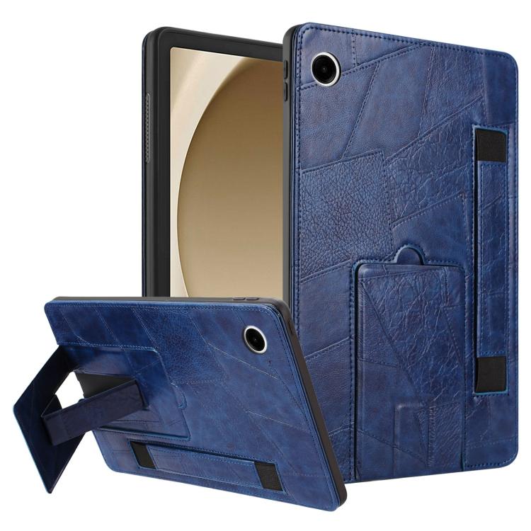 Cinturino da polso retrò in ecopelle con retro in pelle vegana e supporto per tablet., For Galaxy Tab A11+ / A9+, For Galaxy Tab A11 / A9, For Galaxy Tab S10 FE / S9 FE / S10 Lite, For Galaxy Tab S11