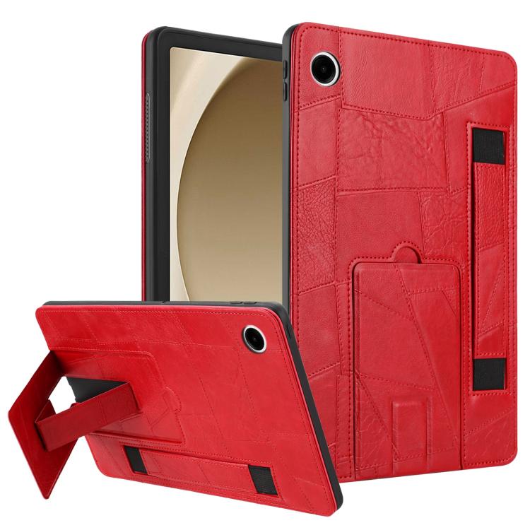 Cinturino da polso retrò in ecopelle con retro in pelle vegana e supporto per tablet., For Galaxy Tab A11+ / A9+, For Galaxy Tab A11 / A9, For Galaxy Tab S10 FE / S9 FE / S10 Lite, For Galaxy Tab S11