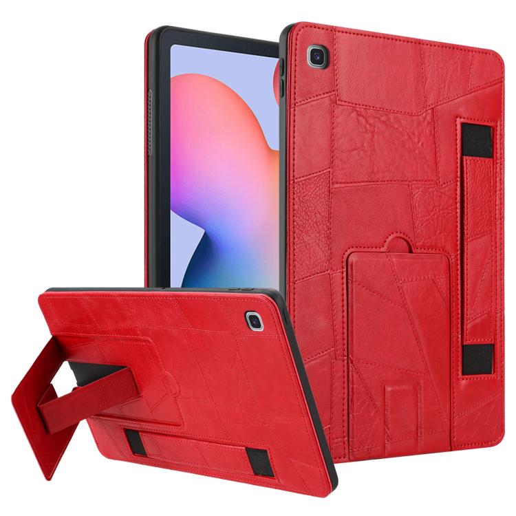 Cinturino da polso retrò in ecopelle con retro in pelle vegana e supporto per tablet., For Galaxy Tab S10 FE+, For Galaxy Tab S10+ / S9 FE+ / S9+, For Galaxy Tab S6 Lite 2024 / P610