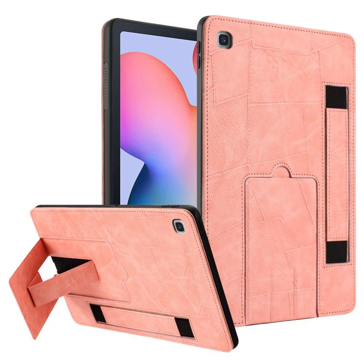 Cinturino da polso retrò in ecopelle con retro in pelle vegana e supporto per tablet., For Galaxy Tab S10 FE+, For Galaxy Tab S10+ / S9 FE+ / S9+, For Galaxy Tab S6 Lite 2024 / P610