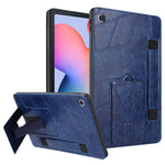 Cinturino da polso retrò in ecopelle con retro in pelle vegana e supporto per tablet., For Galaxy Tab S10 FE+, For Galaxy Tab S10+ / S9 FE+ / S9+, For Galaxy Tab S6 Lite 2024 / P610