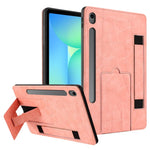 Cinturino da polso retrò in ecopelle con retro in pelle vegana e supporto per tablet., For Galaxy Tab A11+ / A9+, For Galaxy Tab A11 / A9, For Galaxy Tab S10 FE / S9 FE / S10 Lite, For Galaxy Tab S11