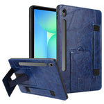 Cinturino da polso retrò in ecopelle con retro in pelle vegana e supporto per tablet., For Galaxy Tab A11+ / A9+, For Galaxy Tab A11 / A9, For Galaxy Tab S10 FE / S9 FE / S10 Lite, For Galaxy Tab S11
