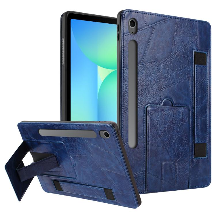 Cinturino da polso retrò in ecopelle con retro in pelle vegana e supporto per tablet., For Galaxy Tab A11+ / A9+, For Galaxy Tab A11 / A9, For Galaxy Tab S10 FE / S9 FE / S10 Lite, For Galaxy Tab S11